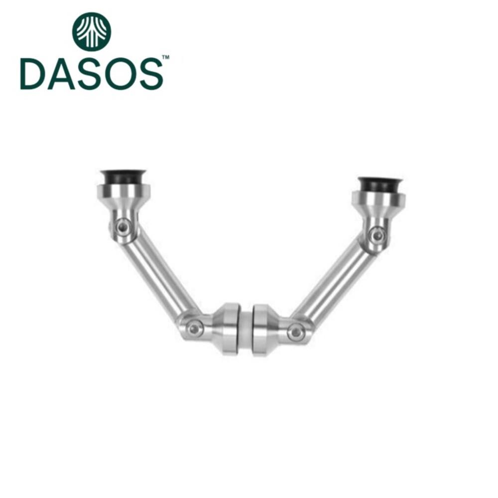 Glass To Glass Connector Adjustable with Fin