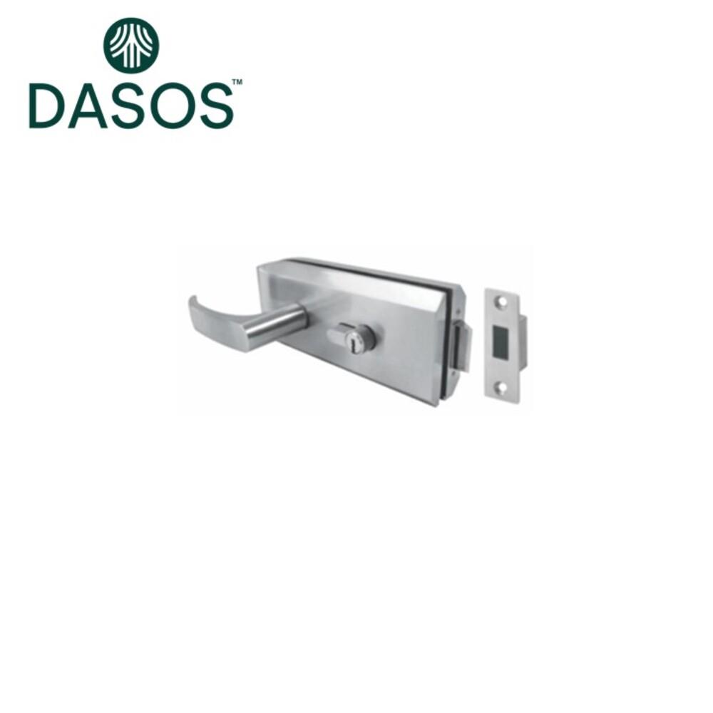 Centre Lock Glass to Wall with Handle